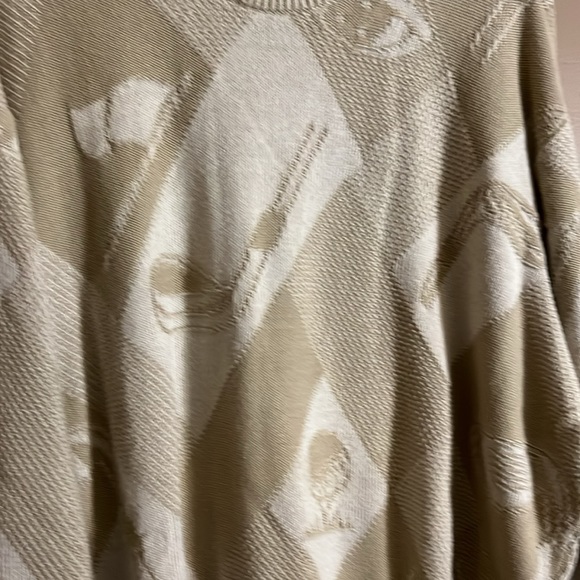 Plus Size Vintage Golf Sweater 100% Cotton - Picture 2 of 5